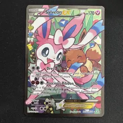 Sylveon EX RC32/RC32 Full Art Holo Pokemon TCG Generations Radiant Collection - Image 2