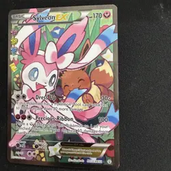 Sylveon EX RC32/RC32 Full Art Holo Pokemon TCG Generations Radiant Collection - Image 3