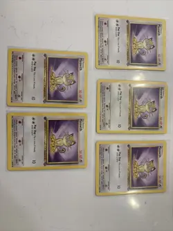 Meowth - 56/64 Jungle Set 1ST EDITION Pokemon x5 LOT - Image 1