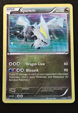 Pokemon - Kyurem 21/20 Dragon Vault Holo Light Play - Image 1