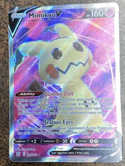 Mimikyu V 148/163 Battle Styles Ultra Rare Holo Pokemon Card - Image 1