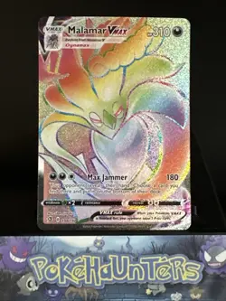 Pokemon Card Malamar VMAX 198/192 Rebel Clash Secret Rare Full Art NM - Image 1