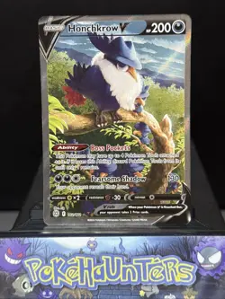 Pokemon Card Honchkrow V 162/172 Alternate Art Brilliant Stars Near Mint - Image 1