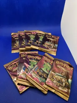 Wizards of the Coast Harry Potter Trading Card Game Booster Lot Of 10 - Image 1