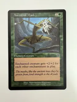 Ancestral Mask MTG Magic the Gathering Card LP Lightly Played MMQ - Image 1
