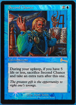 Second Chance FOIL Urza's Legacy NM (Reserved List MTG Card) (508030) ABUGames - Image 1