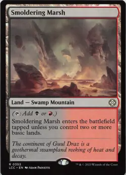 Smoldering Marsh R Commander: The Lost Caverns of Ixalan 353 - MTG - Image 1