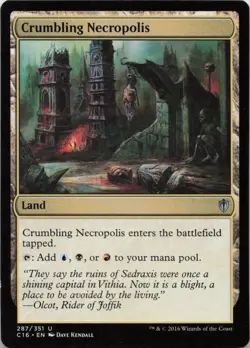 Crumbling Necropolis U Commander 2016 287 LP-MP MTG - Image 1
