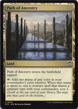 Path of Ancestry C Commander: Outlaws of Thunder Junction 310 NM MTG - Image 1