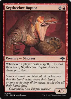 Scytheclaw Raptor U The Lost Caverns of Ixalan 165 LP-NM - Image 1