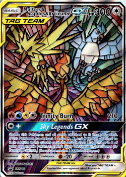Moltres & Zapdos & Articuno GX SM210 Pokemon Sun & Moon Promo NM - Image 1