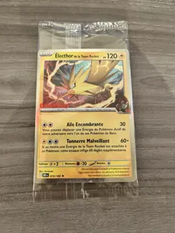 Pokemon Team Rocket’s Zapdos Gamestop French Sealed Promo 070/182 - Image 1