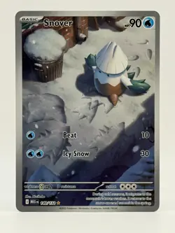 2025 Near Mint Pokemon Snover IR 140/132 Mega Evolution NM Illustration Rare - Image 1