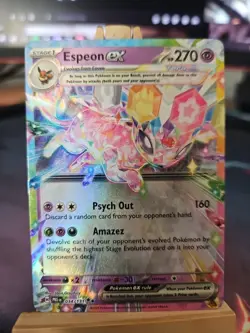 Pokemon TCG Espeon EX 034/131 Prismatic Evolutions Double Rare S&V Near Mint NM - Image 1