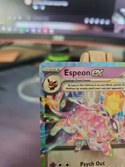 Pokemon TCG Espeon EX 034/131 Prismatic Evolutions Double Rare S&V Near Mint NM - Image 2