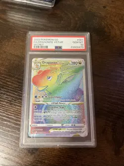 Pokemon TCG Dragonite VSTAR Secret 81/78 PSA 10 - Image 1