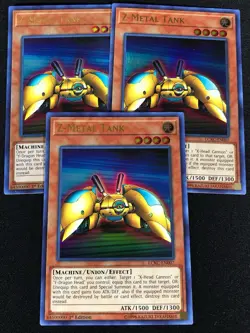 Yugioh Z Metal Tank LCKC-EN007 1st Ultra x3 (NM) - Image 1