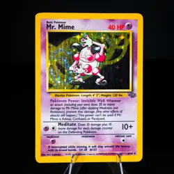 Mr. Mime 6/64 Jungle Holo Pokemon TCG WoTC Vintage Card LP - Image 1