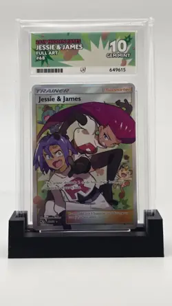 Pokemon TCG Jessie and James Full Art Hidden Fates Card 68/68 ACE 10 - Image 1