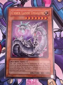 Cyber Laser Dragon SOI-EN007 ULTRA RARE YuGiOh Card - Image 1