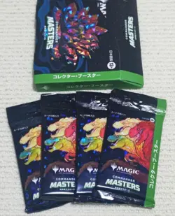 MTG: Commander Masters Collector Booster Japanese 4Pack BOX economy from Japan - Image 1