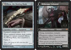 Elbrus, the Binding Blade // Withengar Unbound Magic mtg Heavy Play, English Dar - Image 1