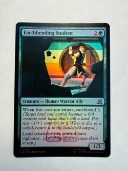 1x FOIL Earthbending Student - Avatar: The Last Airbender: Eternal-Legal - MTG - Image 1