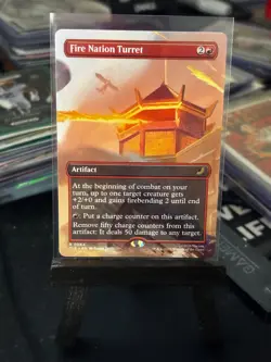 MTG Fire Nation Turret (Borderless) [Avatar: The Last Airbender: Eternal-Legal] - Image 1