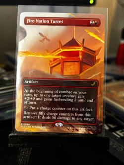 MTG Fire Nation Turret (Borderless) [Avatar: The Last Airbender: Eternal-Legal] - Image 3