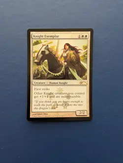 MTG Knight Exemplar: Promos Media FOIL - NM - Image 1