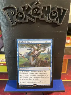 MTG Kindred Discovery Rare Enchantment 081/361 CLB NM - Image 1