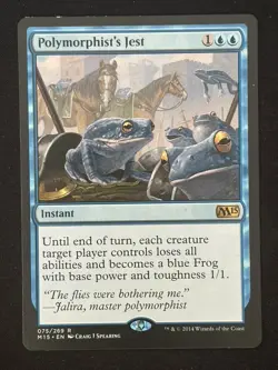 1x MTG Polymorphist's Jest - Magic 2015 (M15) #75 - Magic the Gathering - Image 1