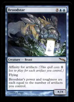 MTG Broodstar LP Light Play Mirrodin [5434] - Image 1