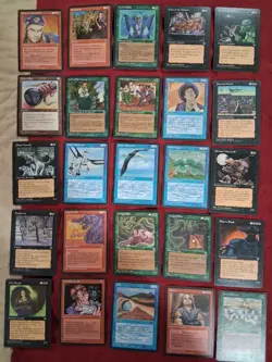 Magic The Gathering Homelands Near Complete Set 131/140 LP/NM Condition. - Image 3