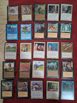 Magic The Gathering Homelands Near Complete Set 131/140 LP/NM Condition. - Image 4