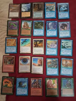 Magic The Gathering Homelands Near Complete Set 131/140 LP/NM Condition. - Image 5