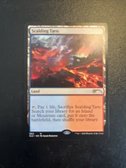 Magic the Gathering Scalding Tarn Secret Lair NM Condition - Image 2
