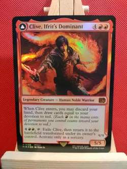 Clive, Ifrit's Dominant FOIL - Final Fantasy - Mythic - NM (see pics) MTG - Image 1