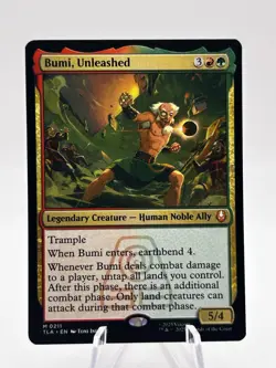 Bumi, Unleashed 0211 Avatar: The Last Airbender TLA MTG NM - Image 1