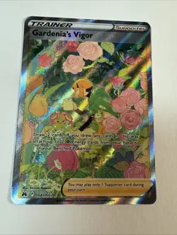 Gardenia's Vigor GG61/GG70 Pokemon TCG Crown Zenith: Galarian Gallery Holo - Image 1