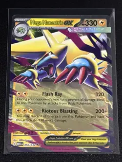 Pokemon TCG Mega Evolution Mega Manextric ex 050/132 NM Double Rare - Image 1