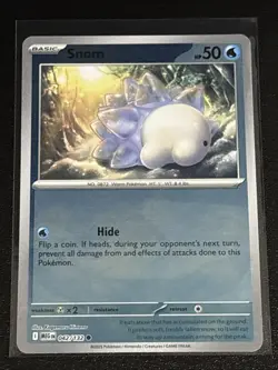 Pokemon TCG Mega Evolution Snom Reverse Holofoil 042/132 NM - Image 1