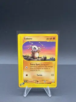 Pokemon TCG- 2002 Cubone 72/147 Aquapolis Regular MP - Image 1