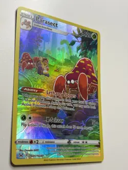 2022 Sword & Shield Series - Lost Origin - Trainer Gallery Parasect #TG1 Rare NM - Image 2