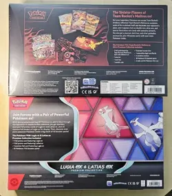 Pokemon Team Rocket's Moltres ex Ultra Collection UPC & Lugia Ex & Latias Ex Pc - Image 4