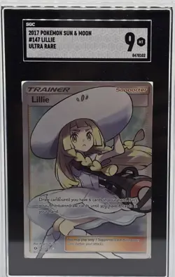 2017 Pokemon Sun & Moon Lillie (Full Art) 147/149 SM Base Set Holo - Image 1