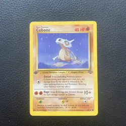 Pokemon TCG Cubone Jungle 50/64 Regular 1st Edition Common - Image 1