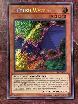 C-Crush Wyvern - LCKC-EN021 - Secret Rare - Unlimited Edition - NM - Image 1