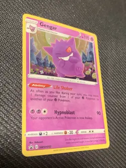 Pokemon Gengar SWSH052 Promo Holo Card NM - Image 3