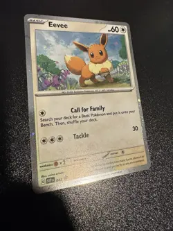 Eevee 043 Sv: Scarlet & Violet Promo Cards Holo NM Pokemon Card - Image 2